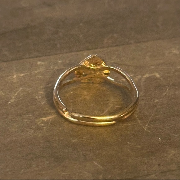 Vintage Letter B heart shaped adjustable ring - Picture 6 of 6